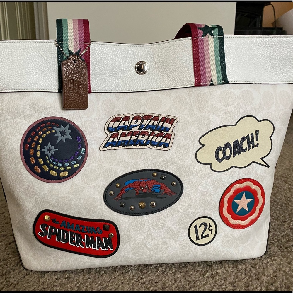 Coach Marvel Patch Tote